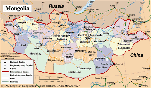 mongolian plateau map location